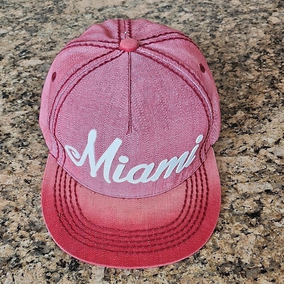 Other - Miami‎ Red Snapback Hat